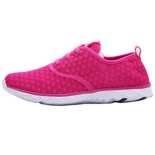 Dreamcity Women's water shoes athletic sport Lightweight walking shoes Rose Red Size 8.5 Rose Red 8.5 B M US