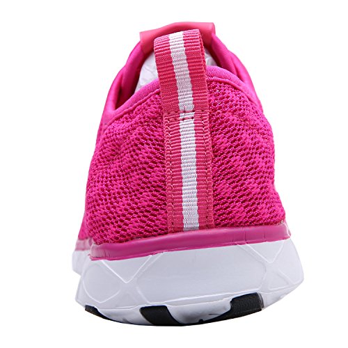 Dreamcity Women's water shoes athletic sport Lightweight walking shoes Rose Red Size 8.5 Rose Red 8.5 B M US