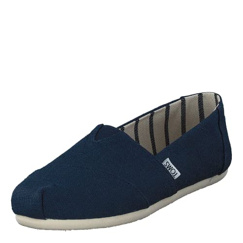TOMS Women's Venice Majolica Blue Heritage Canvas 10011671 (Size: 9)