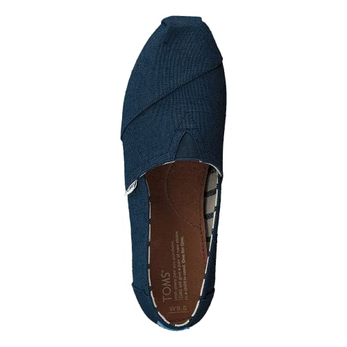 TOMS Women's Venice Majolica Blue Heritage Canvas 10011671 (Size: 9)