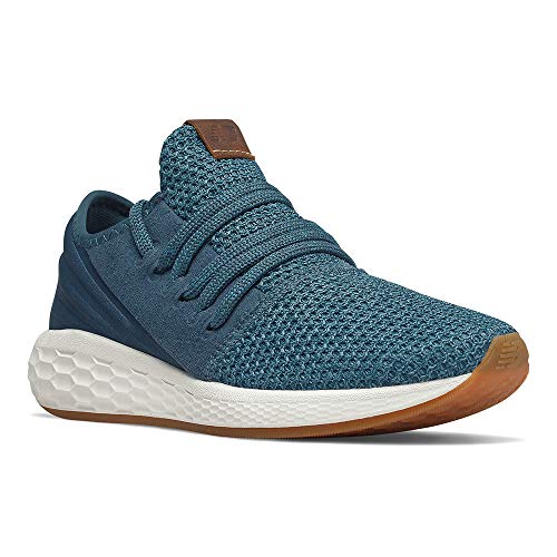 New Balance Women's Fresh Foam Cruz Decon V2 Sneaker, Tidepool/White, 8 W US