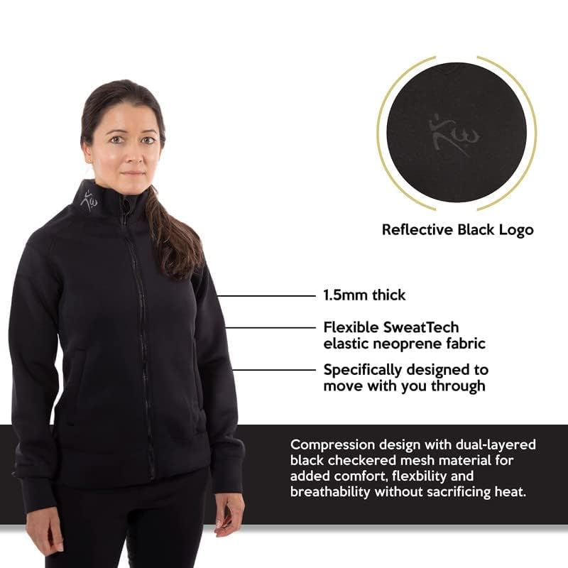 Kutting Weight - SweatTech Neoprene Sauna Hoodie or Jacket - Exercise Gear - Heat Training Enhancement - Maximize Workouts