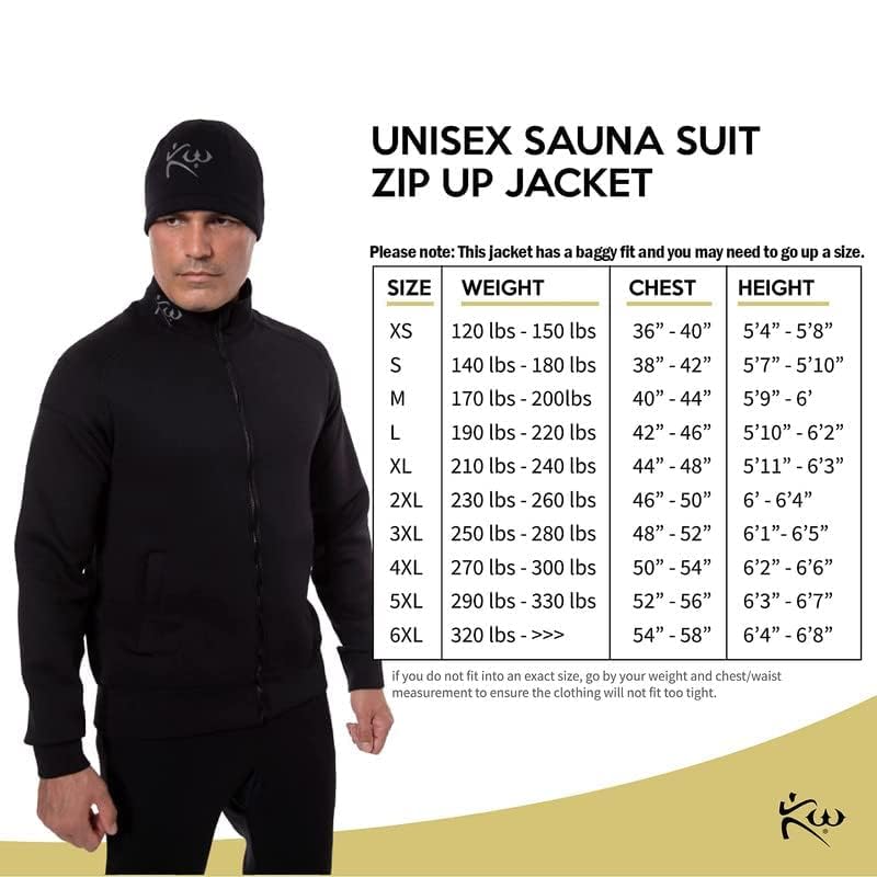 Kutting Weight - SweatTech Neoprene Sauna Hoodie or Jacket - Exercise Gear - Heat Training Enhancement - Maximize Workouts