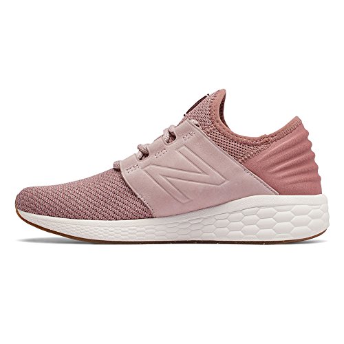 New Balance Women's Fresh Foam Cruz V2 Sneaker, Conch Shell/Dark Oxide, 9.5 D US