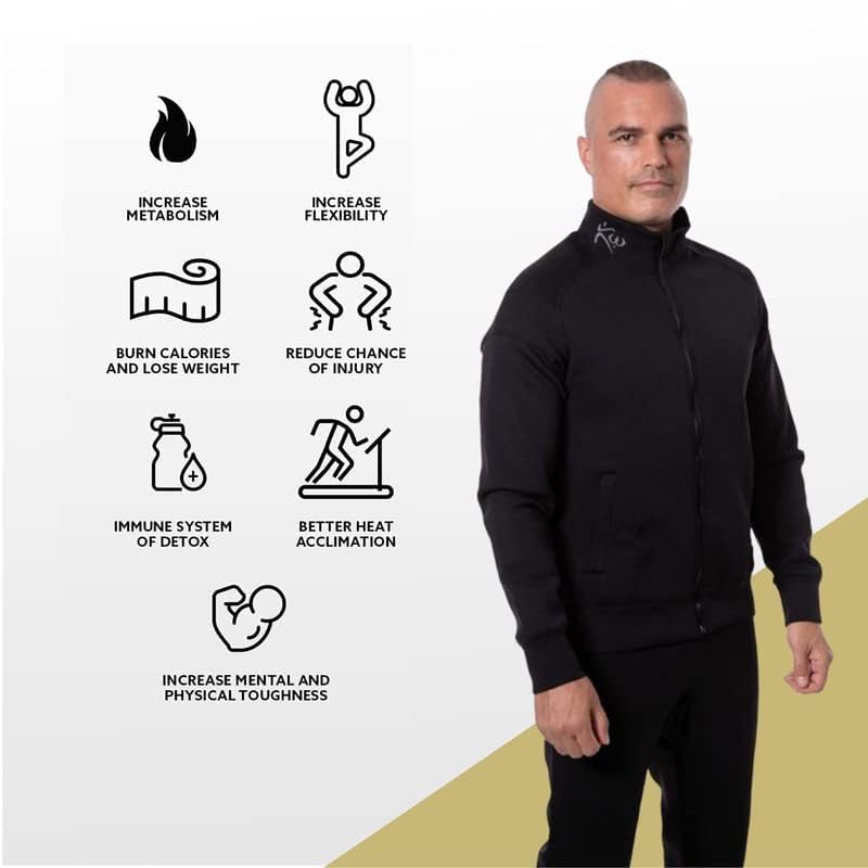 Kutting Weight - SweatTech Neoprene Sauna Hoodie or Jacket - Exercise Gear - Heat Training Enhancement - Maximize Workouts