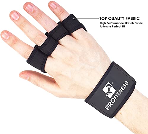 ProFitness Workout Gloves Wrist Best Workout Gloves for Weight Lifting, Gym Workouts (Royal Blue, Large)