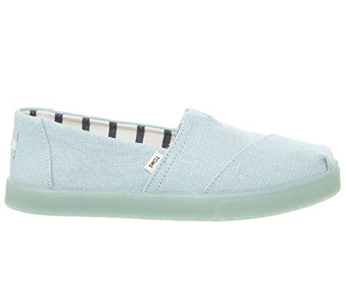 TOMS Alpargata Cupsole Pastel Turquoise Heritage Canvas Cupsole 9 B (M)