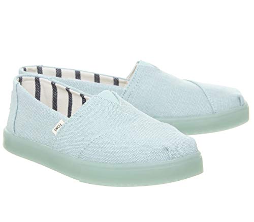 TOMS Alpargata Cupsole Pastel Turquoise Heritage Canvas Cupsole 9 B (M)