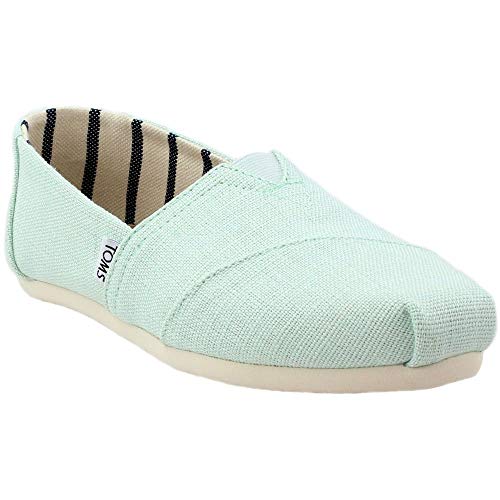 TOMS Women's Classics Heritage Canvas Espadrille Pumps Glass UK 5.5 Blue