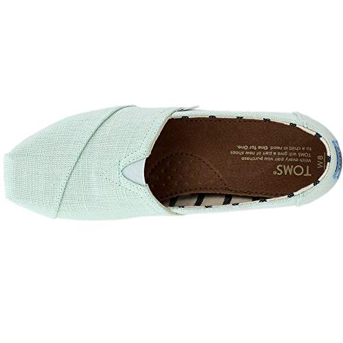 TOMS Women's Classics Heritage Canvas Espadrille Pumps Glass UK 5.5 Blue