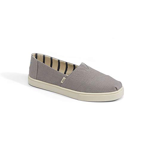 TOMS Women's Alpargata Cupsole Slip On Sneaker Morning Dove Heritage Canvas Fabric 7.5 M