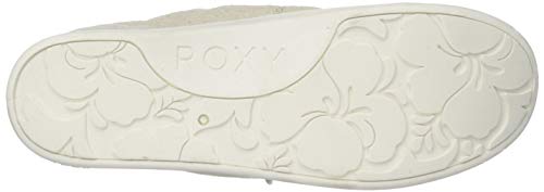 Roxy Women's Bayshore Slip On Sneaker Shoe, tan/Brown, 6 Medium US