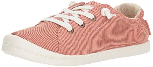 Roxy Women's Bayshore Slip On Sneaker Shoe, Rust, 6