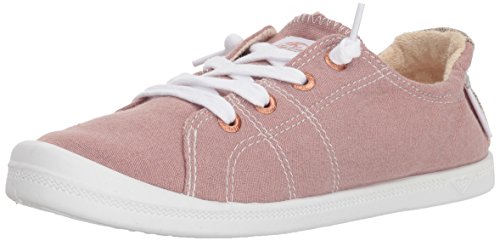 Roxy Women's Bayshore Slip On Sneaker Shoe, Rose, 5
