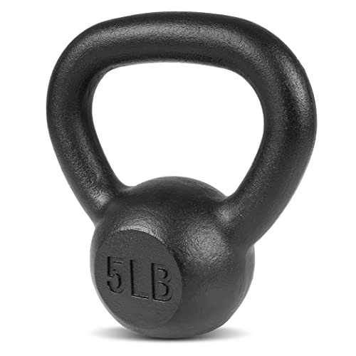 Prosource Fit Solid Cast Iron Kettlebells Weights for Full Body Workout
