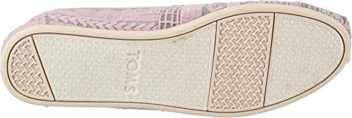 TOMS Womens Alpargata Burnished Lilac Arrow Embroidered Mesh 11