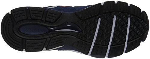 New Balance Men's Made 990 V4 Sneaker, Blue/Pigment Red, 12 D US