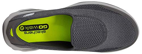 Skechers Performance Women's Go Walk 2 Slip-On Walking Shoe, Charcoal 6 M US