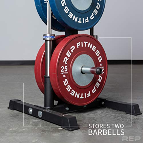 Rep Olympic Bumper Plate and Bar Holder