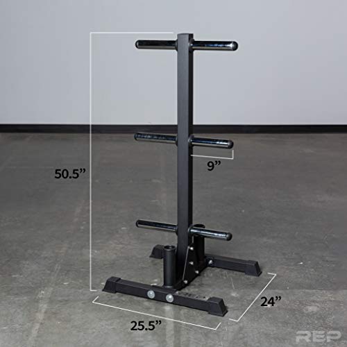 Rep Olympic Bumper Plate and Bar Holder