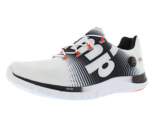 Reebok Zpump Fusion Mens Running Shoe 13 White-Black-Swag Orange