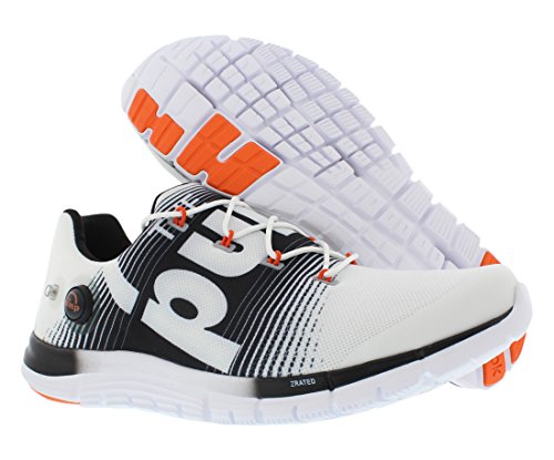 Reebok Zpump Fusion Mens Running Shoe 13 White-Black-Swag Orange
