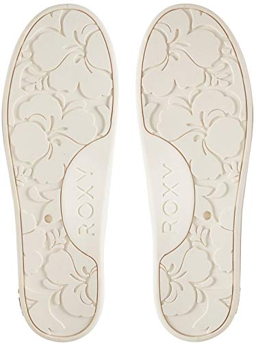 Roxy Women's Bayshore Slip On Sneaker Shoe, Peach Cream, 8 M US