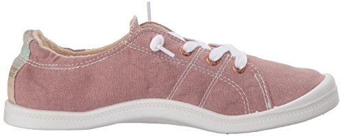 Roxy Women's Bayshore Slip on Sneaker Shoe, Rose, 8.5