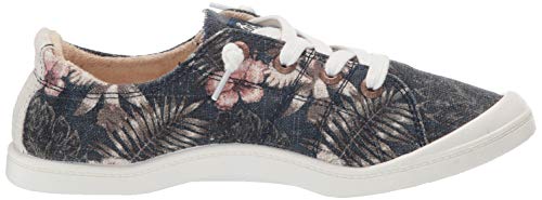 Roxy Women's Bayshore Slip on Sneaker Shoe, Blue Radiance, 8.5