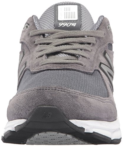 New Balance Men's Made 990 V4 Sneaker, Grey/White, 7 D US