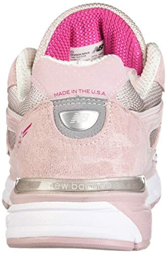New Balance Men's Made 990 V4 Sneaker, Faded Rose/Komen Pink, 7.5 M US
