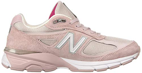 New Balance Men's Made 990 V4 Sneaker, Faded Rose/Komen Pink, 7 M US