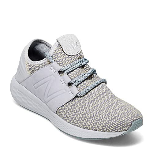 New Balance Women's Fresh Foam Cruz V2 Sneaker, Light Cyclone/Vanilla