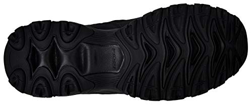 Skechers Men's Afterburn Lace-up Sneaker Black/Black 11 M US