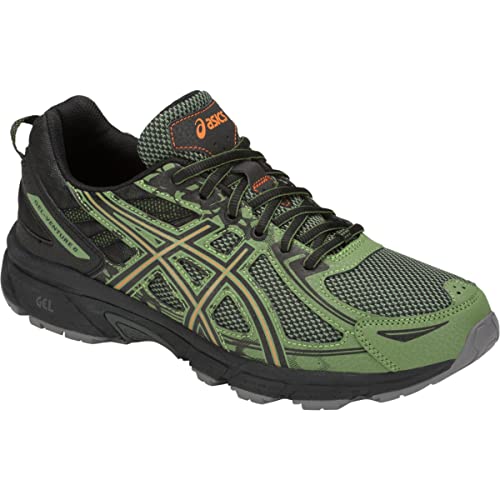 ASICS Men's Gel-Venture 6 Cedar Green/Orange Shoe 10 M US