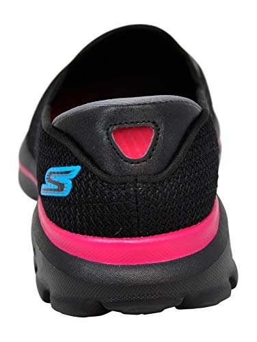 Skechers Performance Women's Go Walk 3 Slip-On Walking Shoe, Black Multi, 6.5 M US