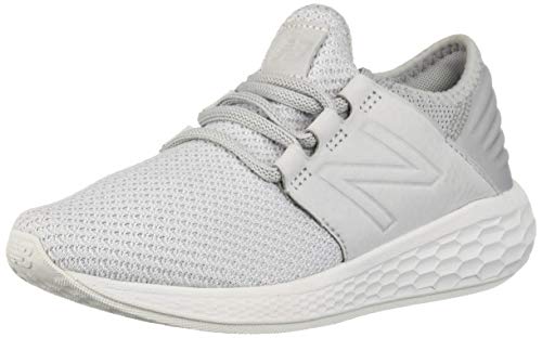 New Balance Women's Fresh Foam Cruz V2 Sneaker, Light Aluminum/Arctic Fox, 9 D US