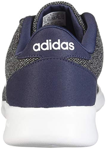 adidas Women's CloudfoamQT Racer Xpressive-Contemporary CloudfoamRunning Sneakers Shoes, trace blue/white/black, 8 M US