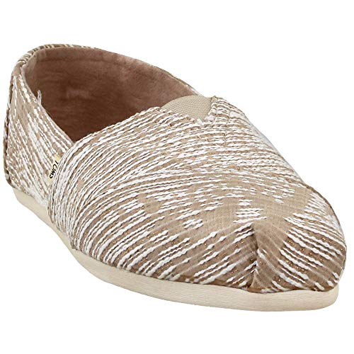 TOMS Alpargata Oxford Tan Abstract Jaquard (Vegan) 6