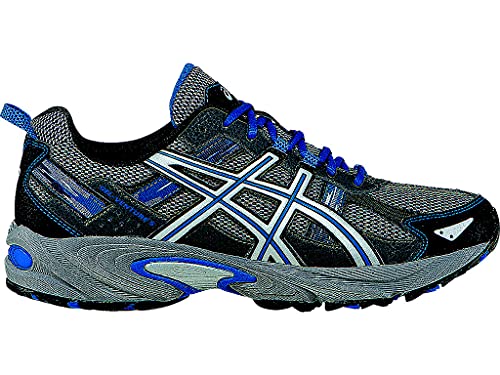 ASICS Men's Gel Venture 5 Running Shoe, Silver/Light Grey/Royal, 10.5 M US