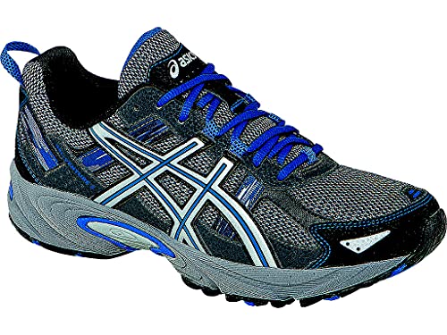 ASICS Men's Gel Venture 5 Running Shoe, Silver/Light Grey/Royal, 10.5 M US