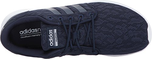 adidas Women's CloudfoamQT Racer Xpressive-Contemporary CloudfoamRunning Sneakers Shoess, Collegiate Navy/Collegiate Navy/White, (9 M US)