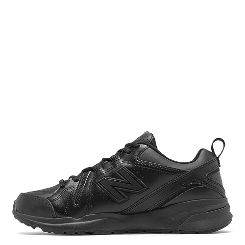 New Balance Men's 608 V5 Casual Comfort Cross Trainer, Black/Black, 18