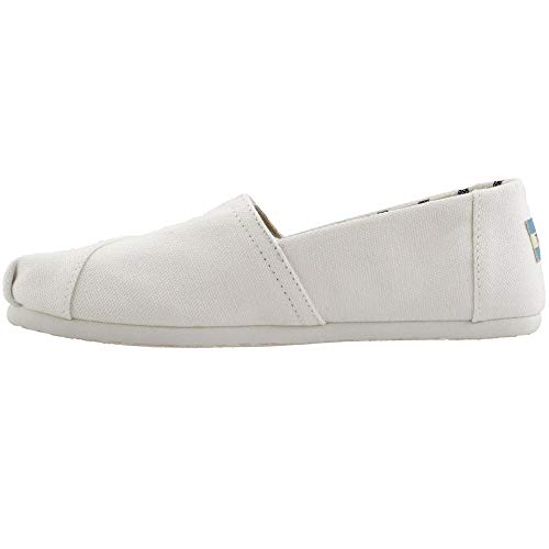 TOMS' Women's Classic Alpargata Slip On White 10 Medium US
