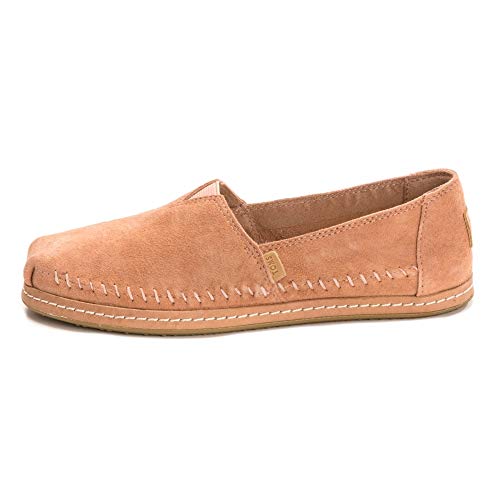 TOMS Alpargata Leather Wrap Toms Sand Pink Pig Suede Leather Wrap 10 B (M)