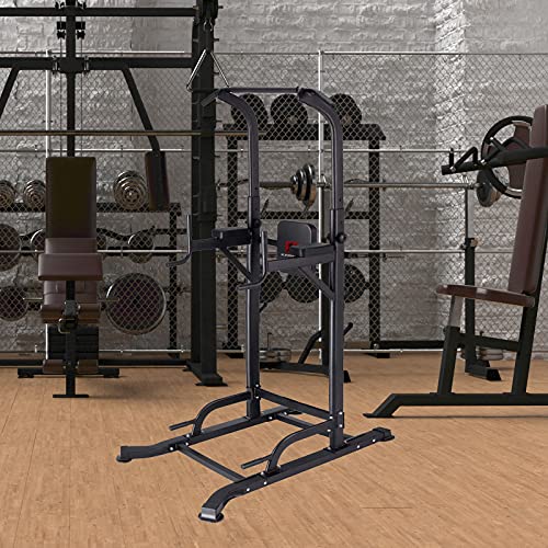 K KiNGKANG Power Tower Adjustable Height Multi-Function Home Strength Training Fitness Workout Station, T056
