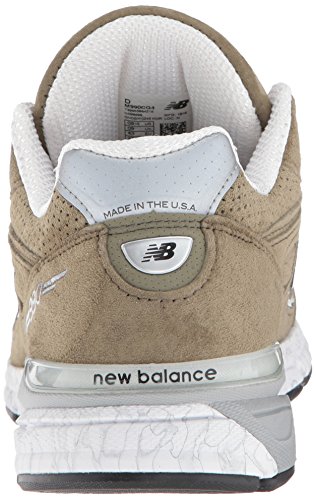 New Balance Men's Made 990 V4 Sneaker, Covert Green/Covert Green, 12 M US