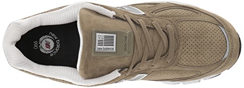 New Balance Men's Made 990 V4 Sneaker, Covert Green/Covert Green, 12 M US