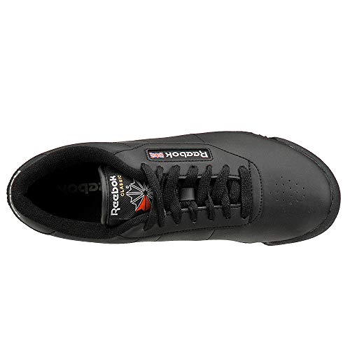 Reebok Women's Princess Sneaker, Black, 7 W