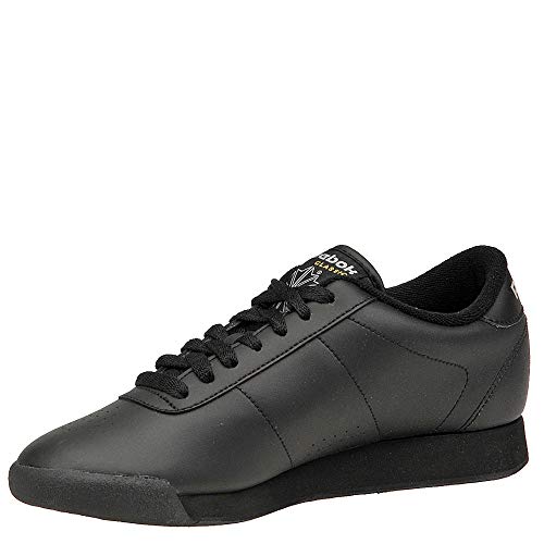 Reebok Women's Princess Sneaker, Black, 7 W